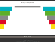 Tablet Screenshot of daddysbadboys.com